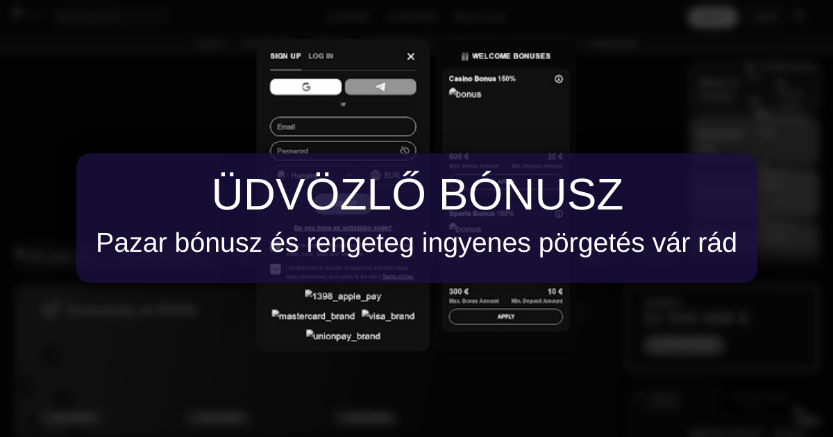 Irwin Casino welcome bonus